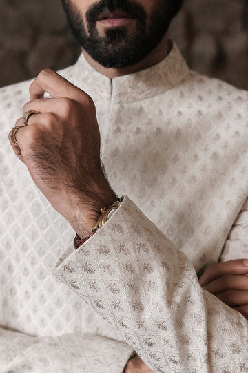 White Sherwani for men